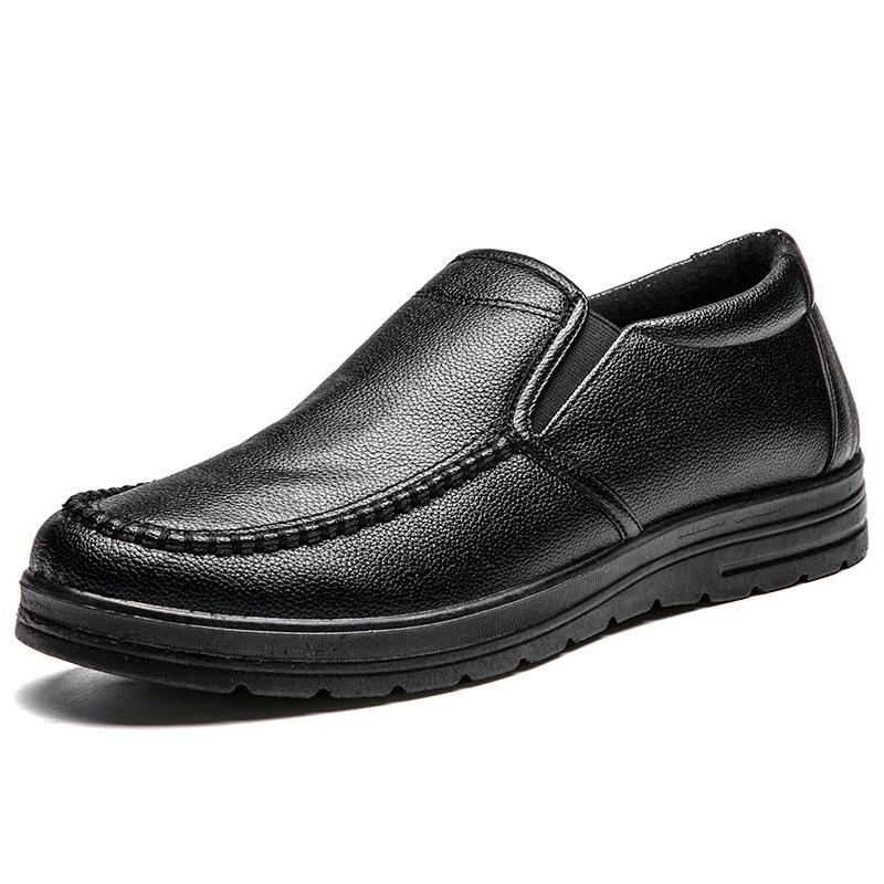 Fashion Mens Handmade Leather Shoes Fashion Casual Dress Shoes Classic Business Formal Shoes Loafers for Men Soft Driving Shoe Moccasins
