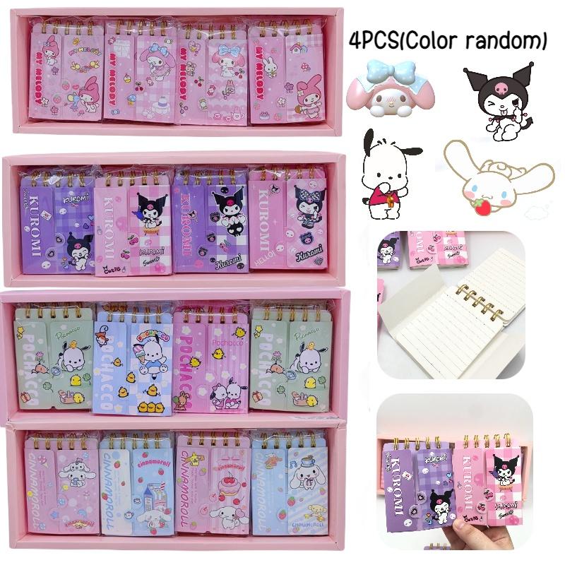 Niedliches Cartoon A7 Spiralnotizbuch für Studenten Tragbar und Überraschungs-Schreibwarengeschenk