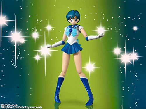 S.H.Figuarts Pretty Guardian Sailor Moon Sailor Mercury -Animation Color Edition- (Rerelease) Approximately 140mm PVC & ABS Painted Movable Figure