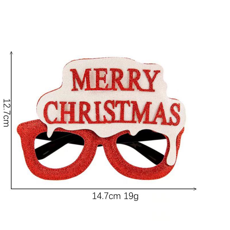Festive Headband Eyeglass Frames: Christmas, Halloween, Valentine's Day & Party Glasses with Santa Claus Design