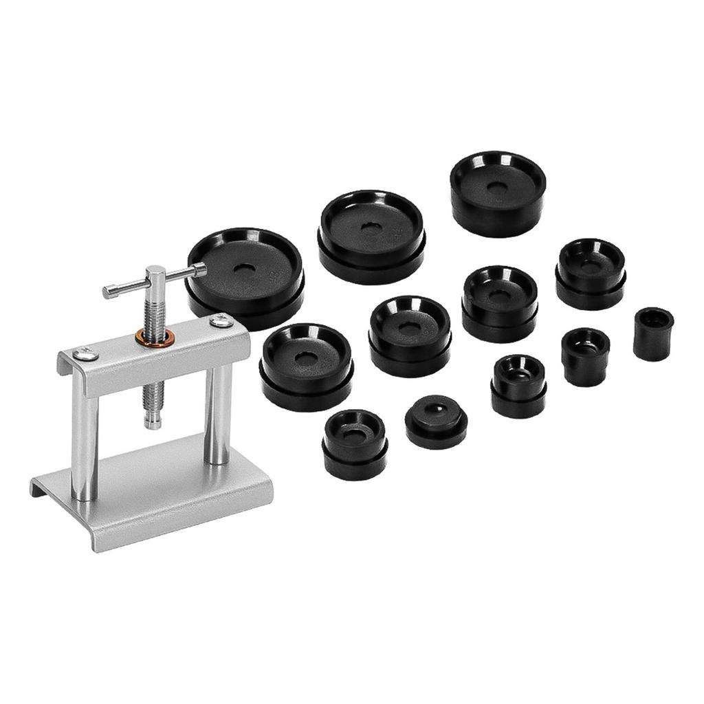 1 Watch Press Repair Tool Kit Back Case Closer Fitting Dies Watchmaker Metal Construction