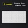 Cylindrical Transparent Silicone Anti-Collision & Non-Slip Furniture Pads