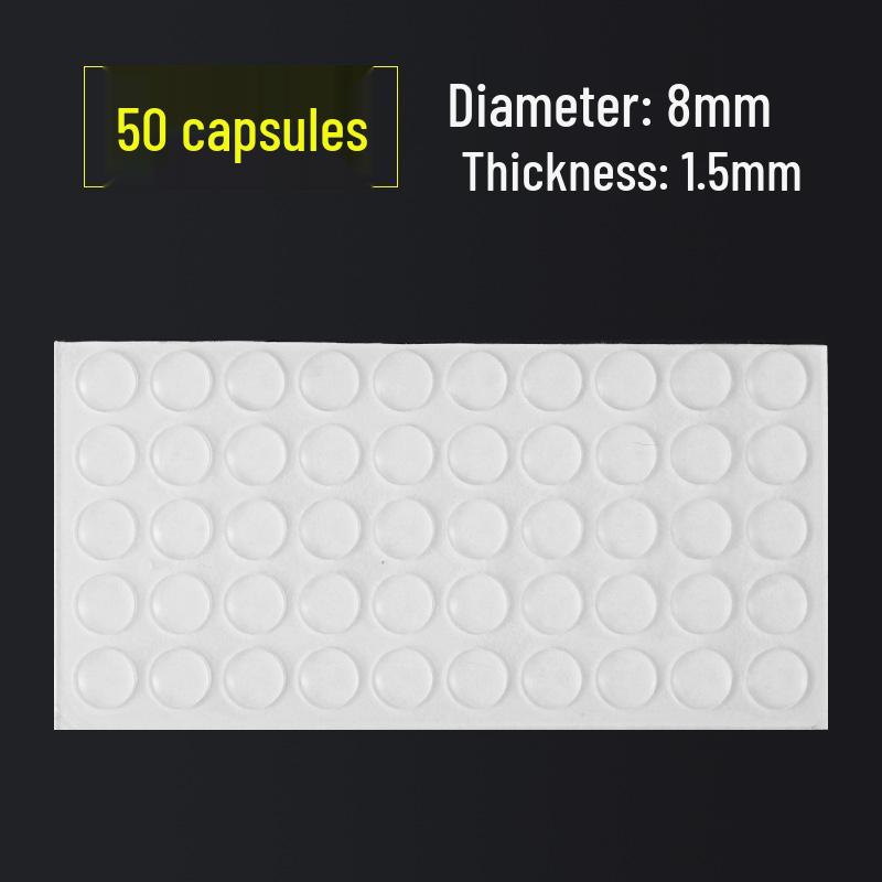 Cylindrical Transparent Silicone Anti-Collision & Non-Slip Furniture Pads