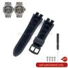 19x28mm Black Blue Red for Roger Dubuis EXCALIBUR Genuine Leather Watch Strap Special Interface Supple Moisture Wicking Design