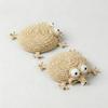 Lustige gehäkelte Eichhörnchen-Untersetzer, Lustiger gewebter Untersetzer, Niedliche Tassenunterlage in Eichhörnchenform, Niedliche gestrickte Schreibtisch-Accessoires