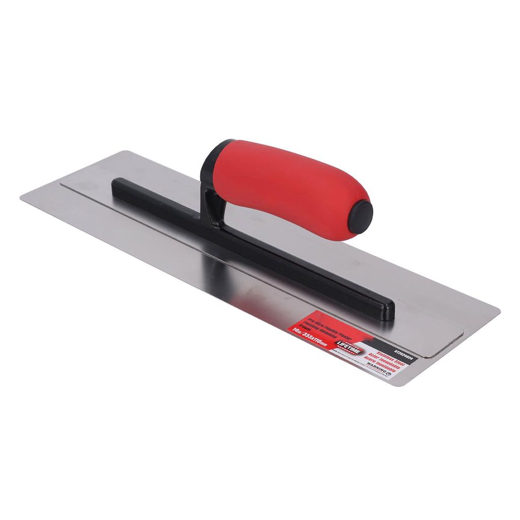 Plaster Finishing Trowel Stainless Steel Widened Handle Drywall Trowel for Condensate Cement Mortar