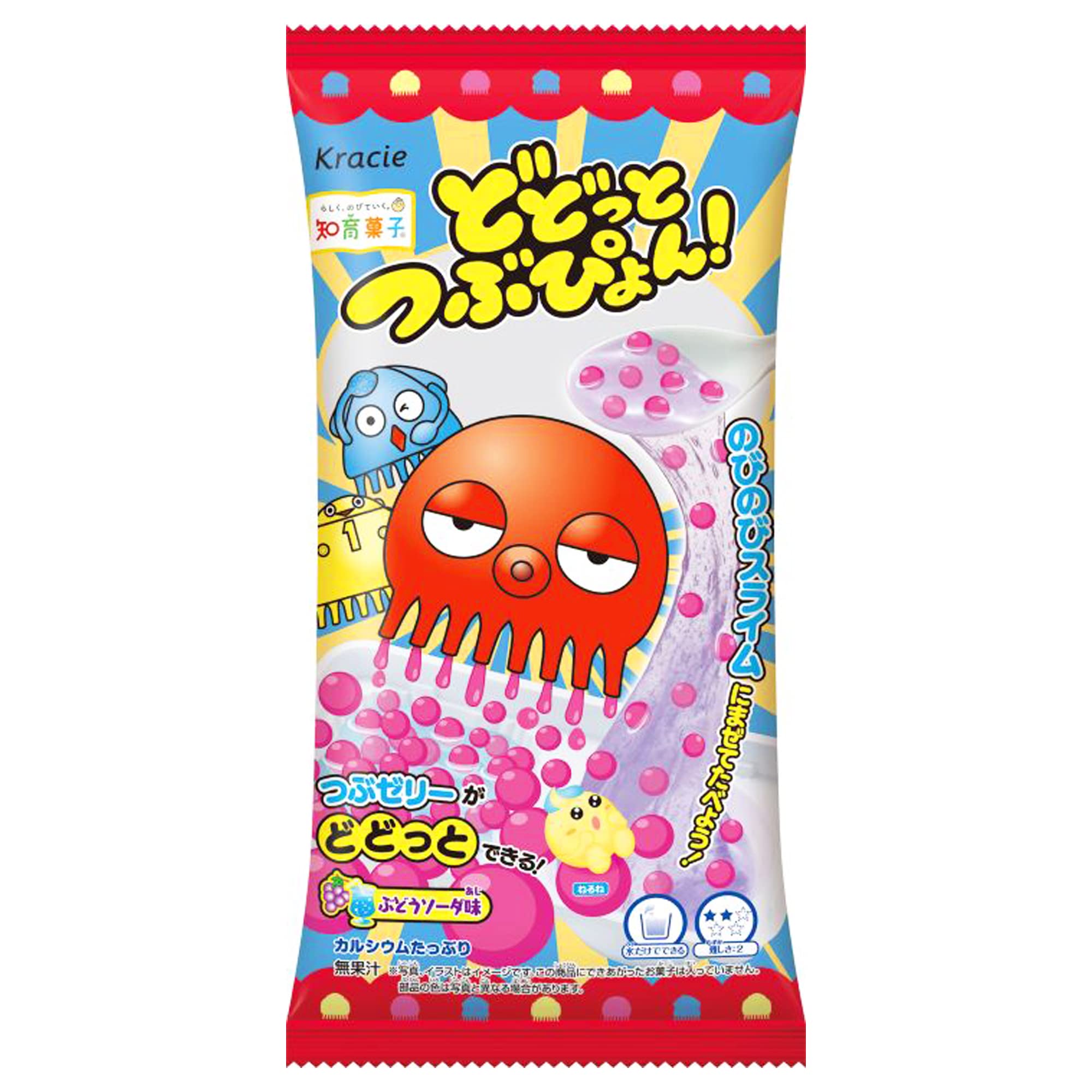 

Kracie Foods Grape soda flavor 18g x 8 pieces Dodottotsubupyon!