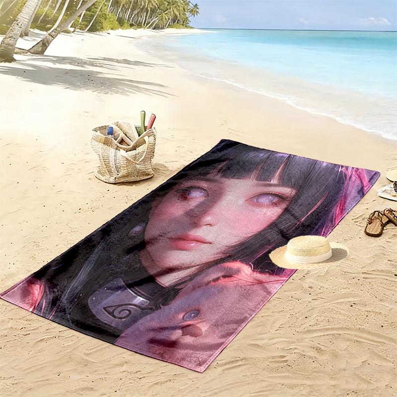 1pc naruto Beach Towel, Multi-functional Beach Towel for Outdoor Activities Beach Swimming and Travel