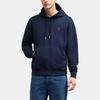 AMI Small Heart Logo Loop Bag Hoodie 'Night Blue' Men's BFUSW235-730-430