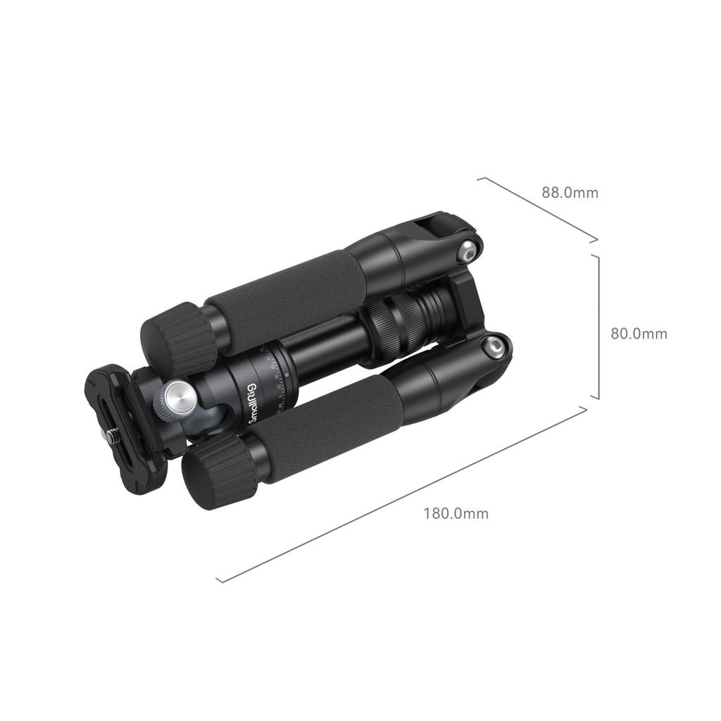 SmallRig Mini Tabletop 6kg Load 52cm with Ball 4289 VT-20 Tripod, Aluminum, Tripod, Capacity, Height, 360° Head, Arca-Swiss Compatible,