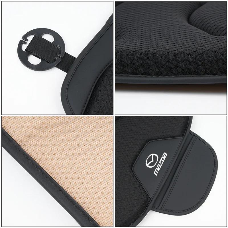 2025 Hot Car Seat Cover Breathable Ice Silk Auto Seat Protective Storage Cushion For Mazda 3 6 2 Axela CX5 CX3 CX30 CX9 Atenza D