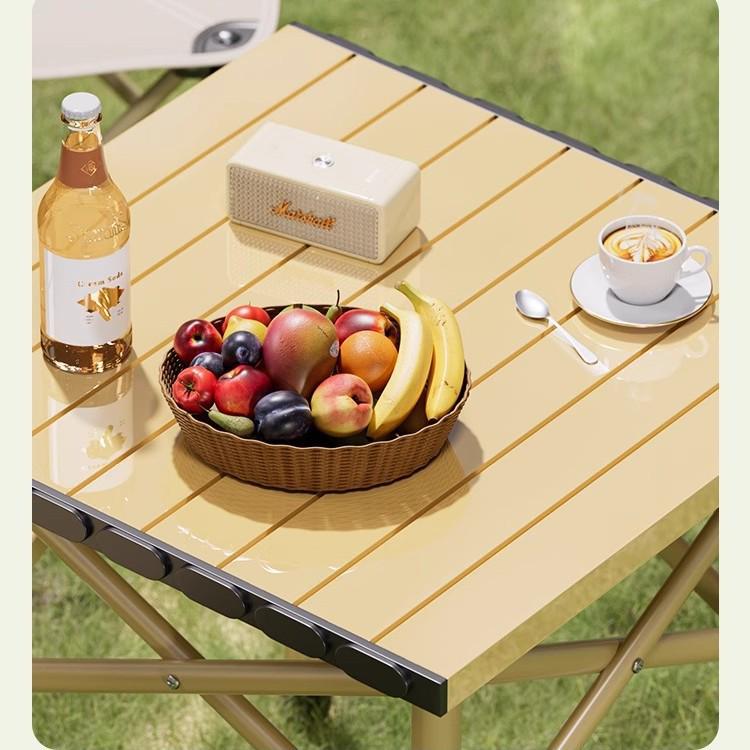 Portable Outdoor Folding Table Set for Camping, Picnic, and Barbecue Trips