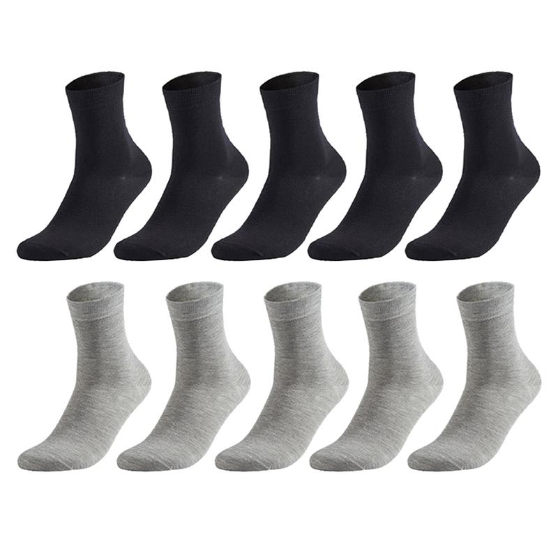 10 Paar Herrensocken Business-Herrensocken Weich Atmungsaktiv Sommer Winter für Herrensocken