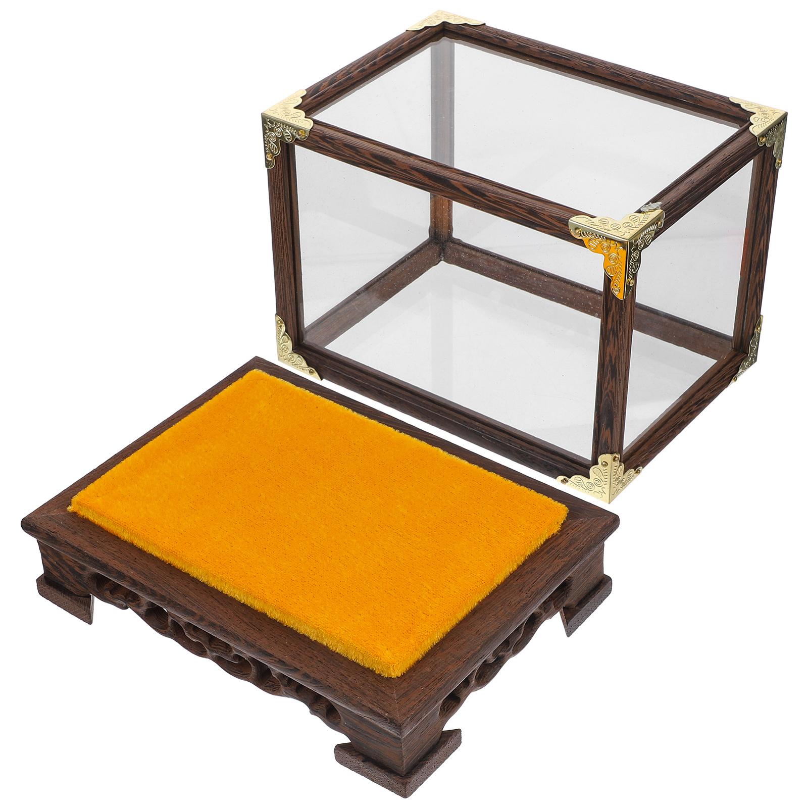 

Buddha Statue Showing Case Handwork Box For Storage Transparent Desktop Vase Display Home Decor Multi-Function Display Box China Mainland