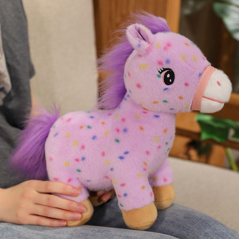 Soft Horse Mascot Stuffed Animal Lucky Horse Horse Plush Doll Pentant  Year of Horse