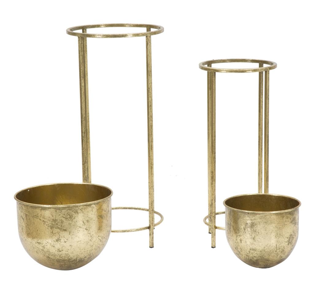 Portaflores Glam Coppia Cm Ø 27X62-21,5X52