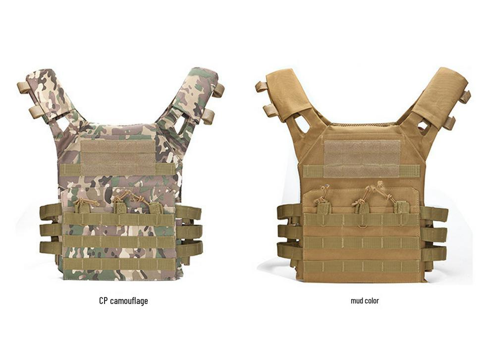 JPC Tactical Multifunctional Camouflage Weighted Vest - MOLLE Military Combat.