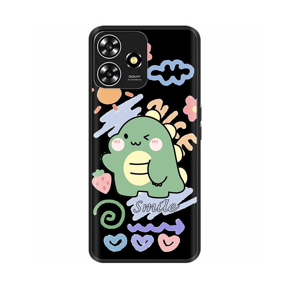 For ZTE Blade A73 4G Phone Case Lovely Silicone Back Cover For ZTE Blade A73 4G A 73 Cases Liquid Silicon Anti Drop Funda Coque