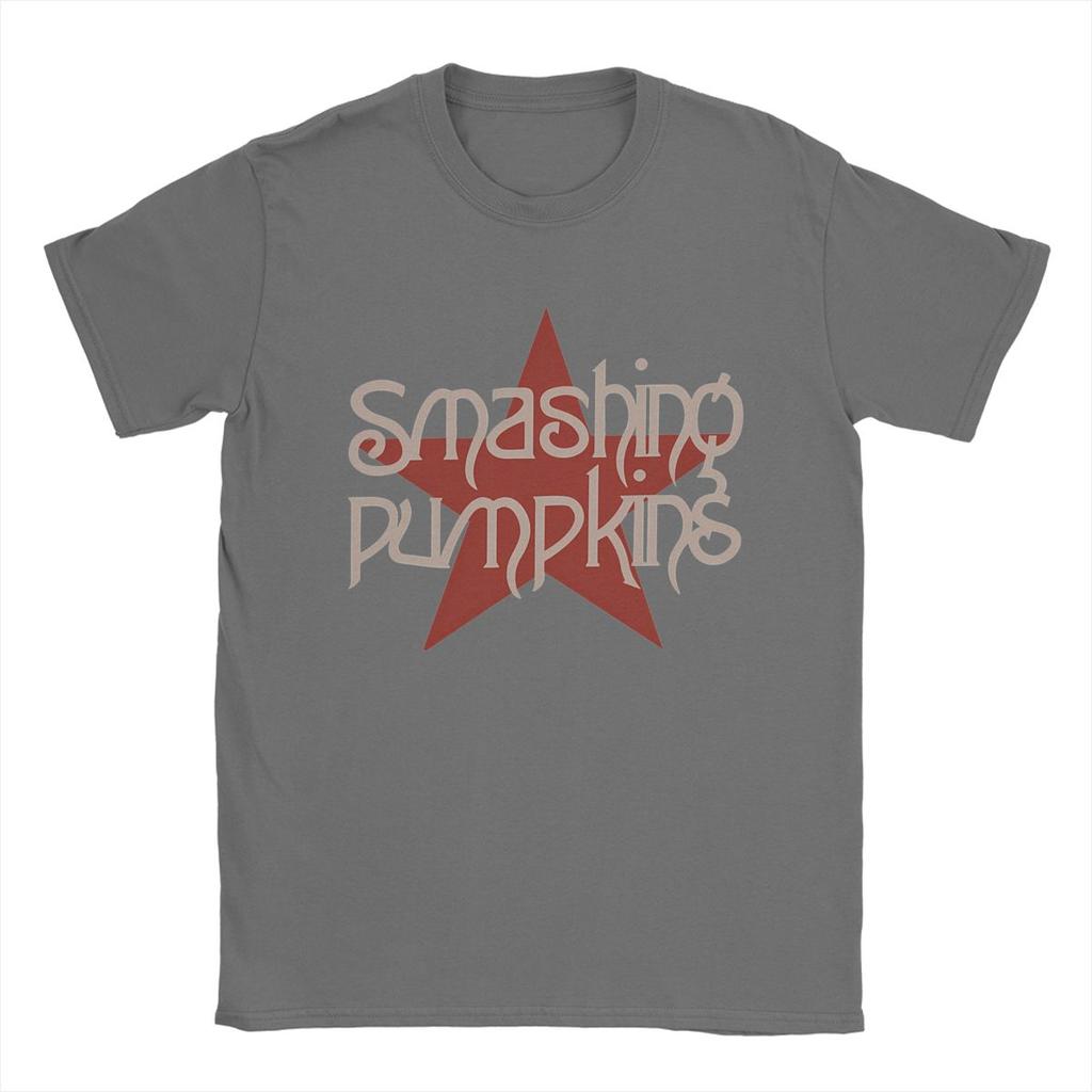 Smashing Pumpkins T Shirt Men 100% Cotton Vintage T-Shirt Crew Neck Tee Shirt Short Sleeve Tops Gift Idea