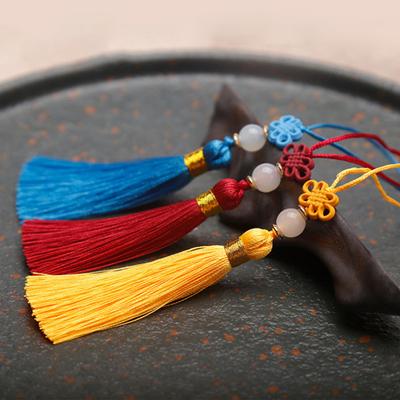 Tassel Pendents With Lanyard For Comfortable Touch Knot Diy Chinese Washable Tassel Ornaments Home