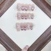 Hand-woven Armor Violet Hand-painted Three-dimensional Petal French Cat Eye High-end Manicure Patch