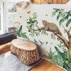 2 Pcs Creative Branches Money Leopard Bedroom Living Room Background Landscaping Decorative Wall Stickers