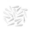 50-200pcs/lot CCB Cone Shape Charms Pendants Plastic Charms Beads For Jewelry Making DIY Bracelets Necklace Earrings Accessories