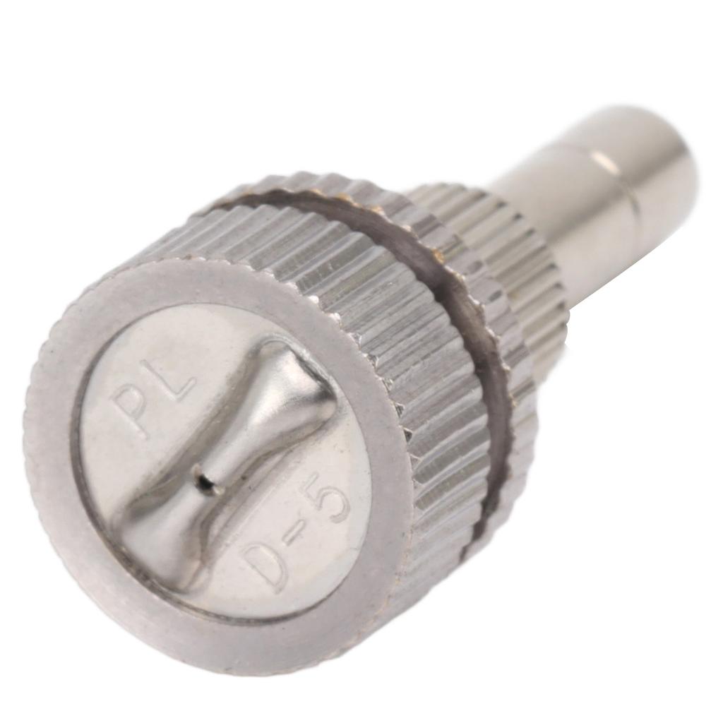 Ugello Mister 6mm Connettore Rapido Ottone Forma a Ventaglio Bassa Pressione Ugello Nebulizzatore per Raffreddamento