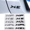 Jaguar Autoaufkleber & Emblem Set: XEL, XFL, XJL, XE, XF, XJ - Schwarzes Hecklogo & Schriftzüge