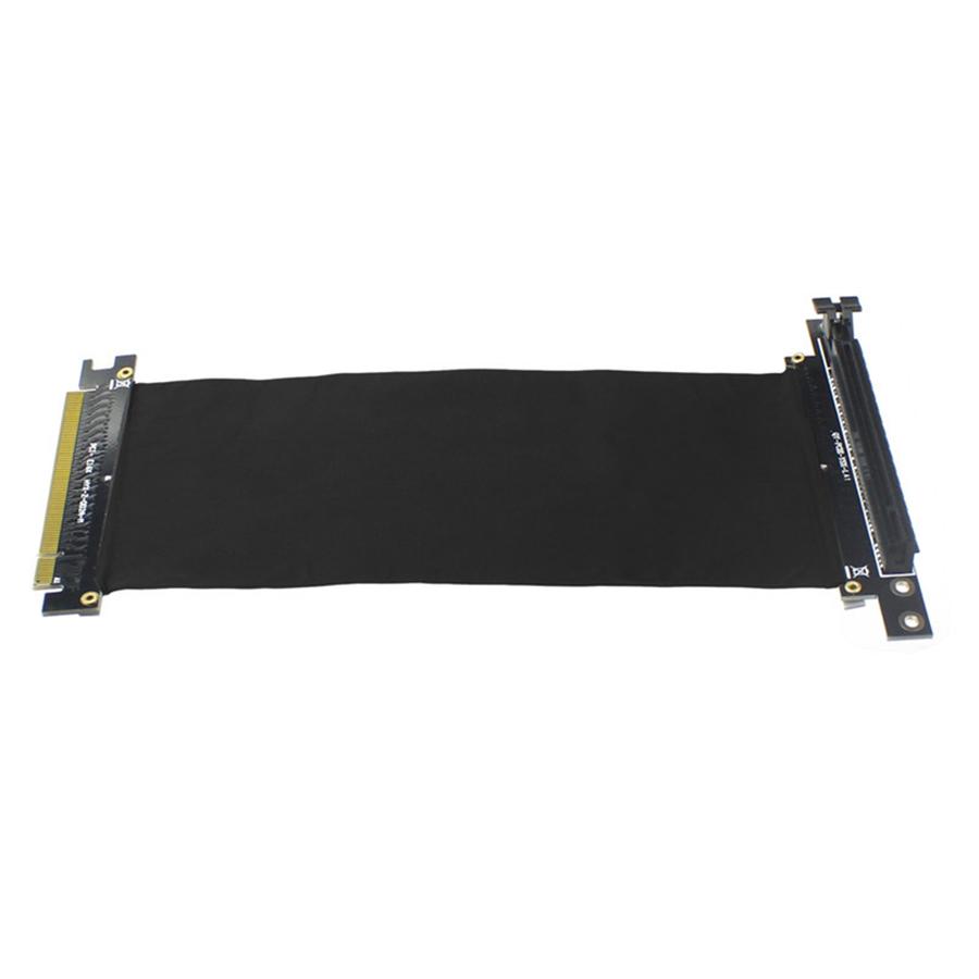 20cm PCI-E x16 3.0 Extender Riser Cable Vertical 90Degree Connector For VGA Card