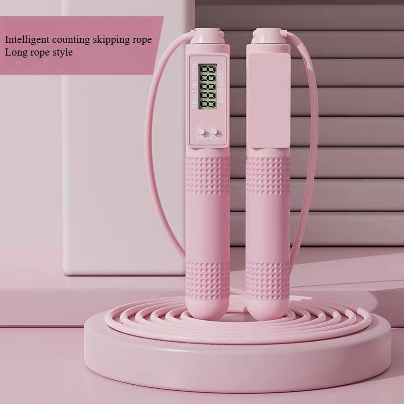 Fitness shaping weight loss exercise adult fat burning weight bearing counting skipping rope