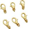 Rotating Copper & 14K Gold-Plated Heart Lobster Clasp for Long-Lasting Color in Necklace & Bracelet Jewelry