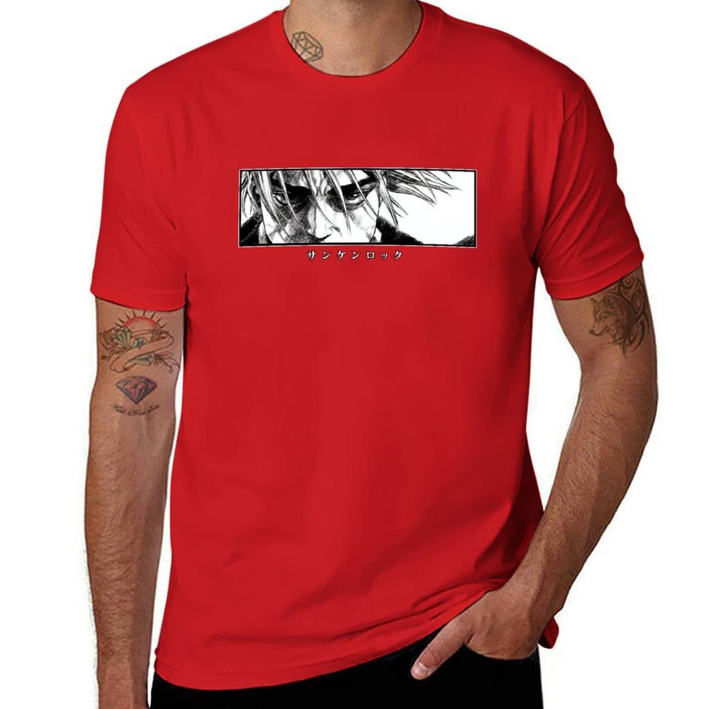 Sun Ken Rock - Stare T-Shirt Graphic T Shirt Vintage Aesthetic Clothing Man Clothes Tshirts for Men