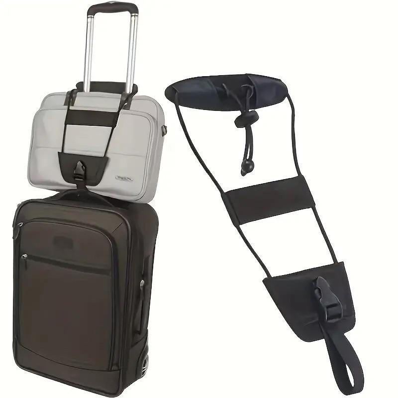 Solid Color Elastic Luggage Straps - Travel Safety Oxford Cloth