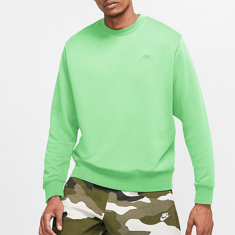 New Nike Sweatshirts Men Steam Green BV2667-376