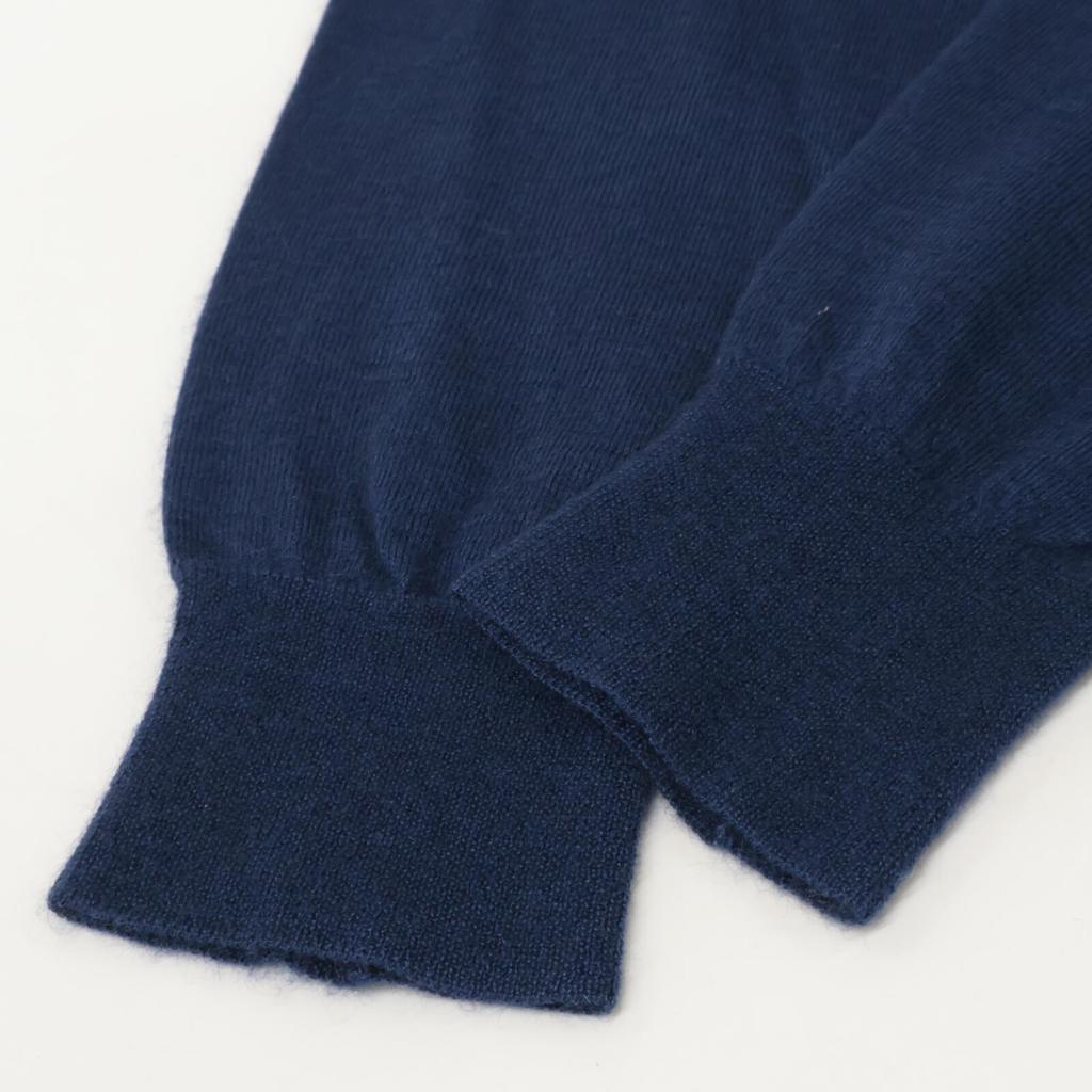 DRAWER Excellent condition 6513-106-0560 Cashmerex silk high gauge knit tops 1 blueUsed