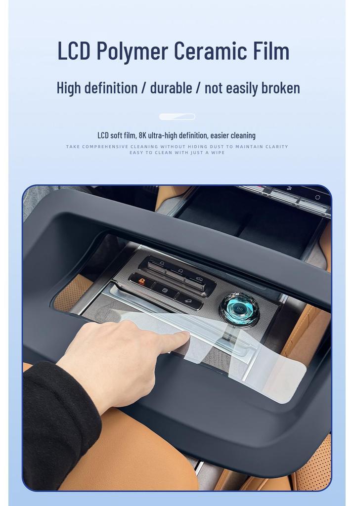 Zeekr 9X HUD Dustproof Protective Cover - Car Interior Decoration Accessory