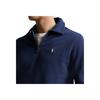 Polo Ralph Lauren Solid Color Polo Collar Half-Zip Long Sleeve Sweatshirt Men sweatshirt Navy-Blue 710934601-009