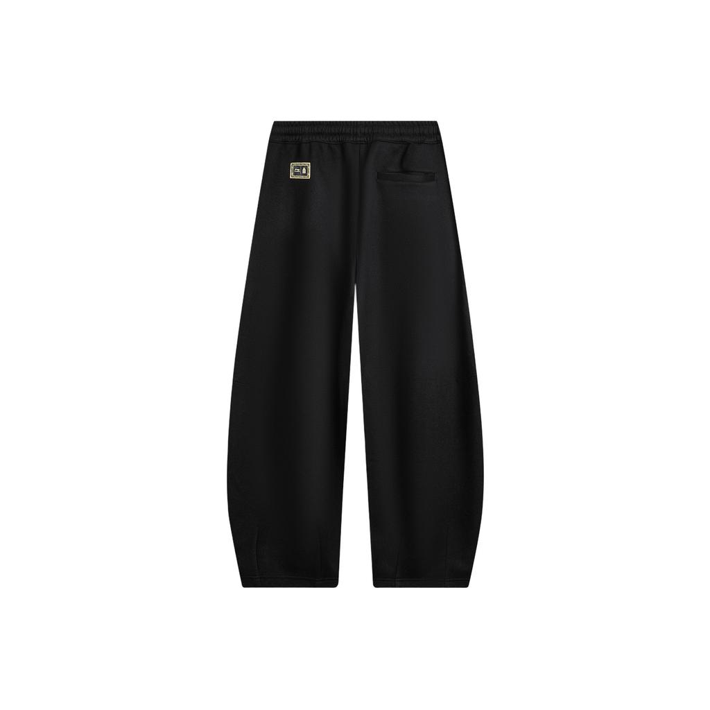Li Ning Sports Lifestyle Series Loose Logo Winter Knitted Sweatpants Men Pants AKLV909-4