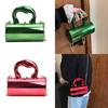 Contemporary Acrylic Cylinder Handbag Perfect for ShoppingTraveling and Dating