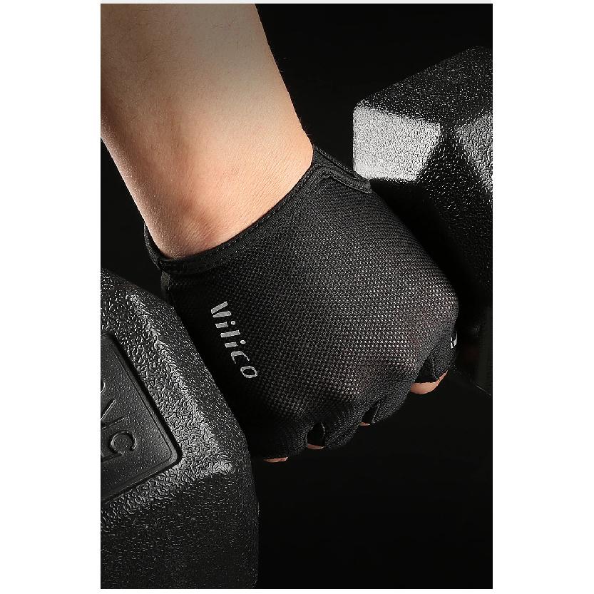 Half Finger Cycling Gloves Men Women Anti Slip Shock Breathable Summer Bicycle Gloves Fingerless Sports Gym Training Bike Gloves