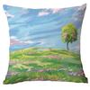 New Bedroom Decoration Oil Painting Watercolor Landscape Pillowcase Summer Home Sofa Cushion Pillowcase