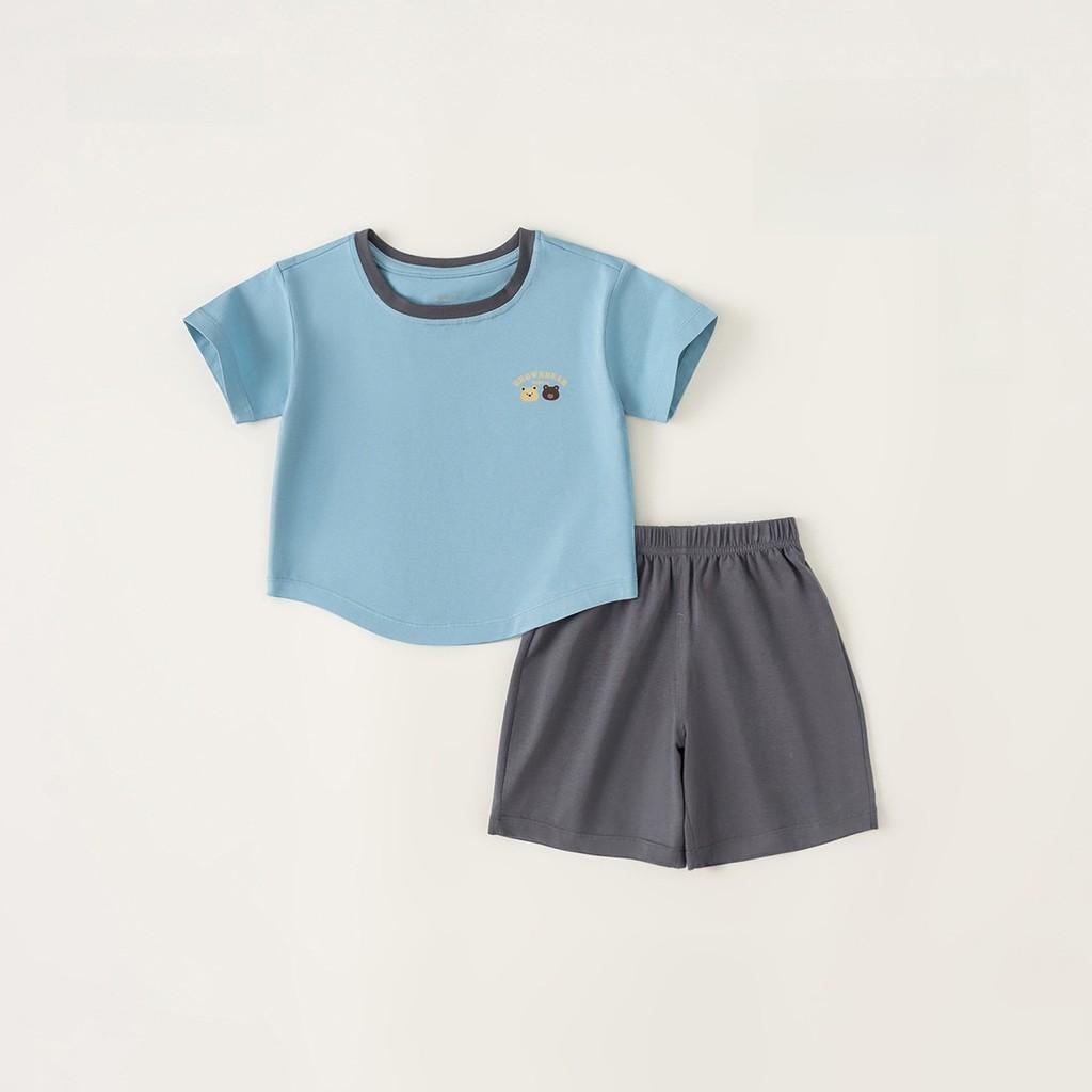 Childrens Summer Pajama Set With Cartoon Prints For Boys And Girls