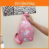 Adorable Nylon Kids Chest Bag With Cute Dinosaur Print For Boys And Girls