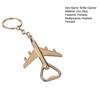 Airplane Bottle Opener Keychain Metal Aircraft Model Keychain Fun Bag Charm Novelty Bottle Opener Gift for Airplane Lovers