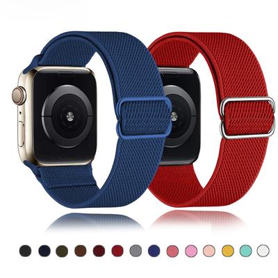 Pleciony pasek nylonowy Solo Loop do zegarka Apple SE 6 Band 44mm 40mm 38mm 42mm elastyczna bransoletka do serii iWatch 6 5 4 3 2 1 SE
