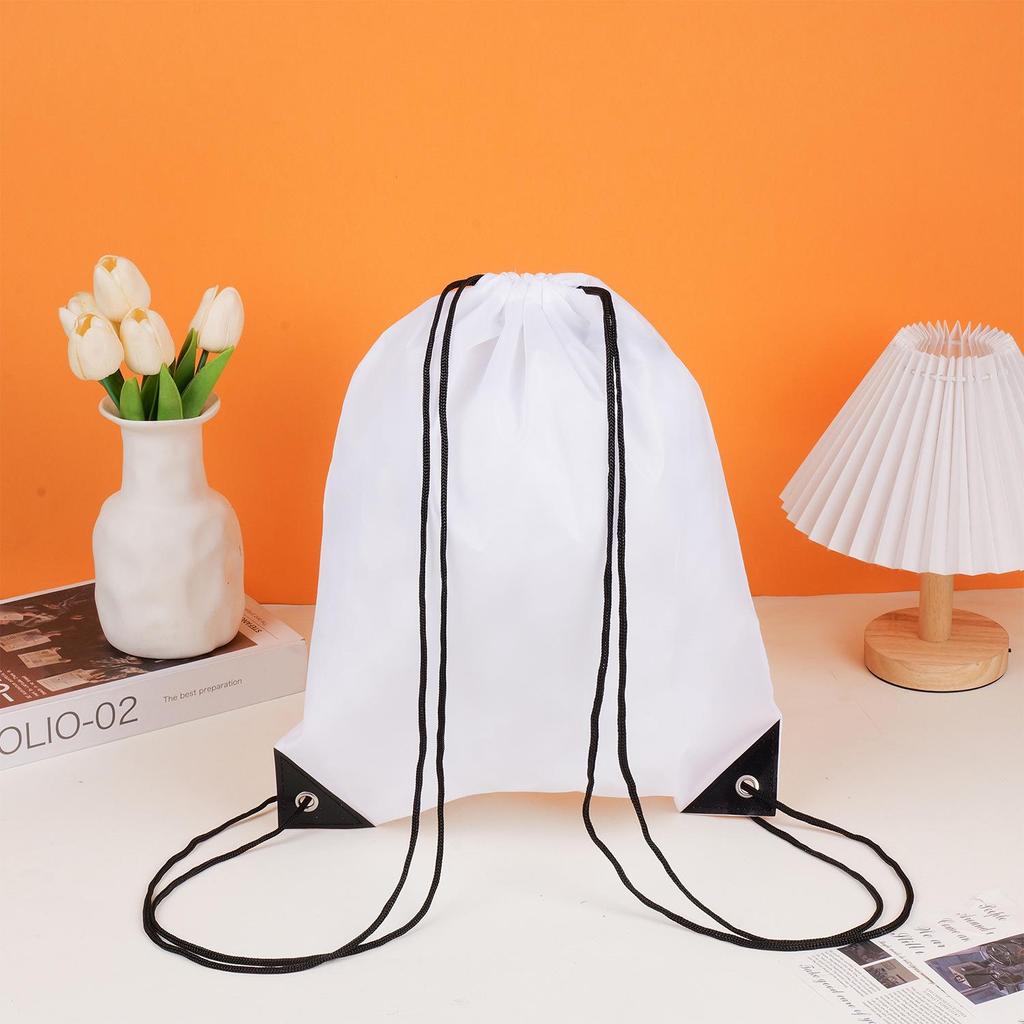 Waterproof 210D Polyester Drawstring Sports Backpack with Custom Logo