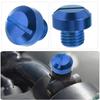 4pcs M10*1.25 CNC Motorcycle Side Mirror Hole Cap For Z125 Z400 Versys 650 FZ-07 MT-07 FZ-09 MT-09 CRF250L CB1000R SV650 KLR 650
