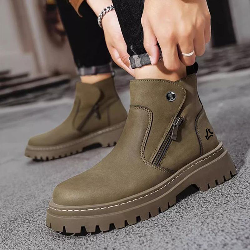 High-top Work Boots - New Style - Spring and Autumn Men s Casual Shoes - Leisure Boots 44 верблюд 2170₽