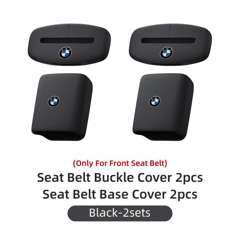 BABD1 2025 Hot Car Silicone Seat Belt Buckle Anti-scratch Protector Cover Accessories For BMW Performance F30 F20 F10 F40 E92 E91 G20